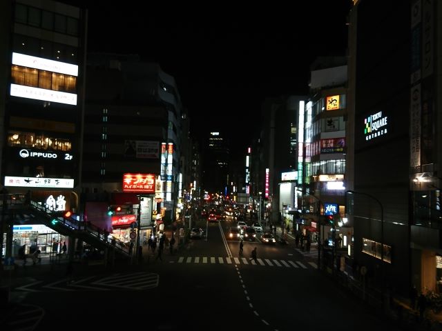 五反田の夜の風景